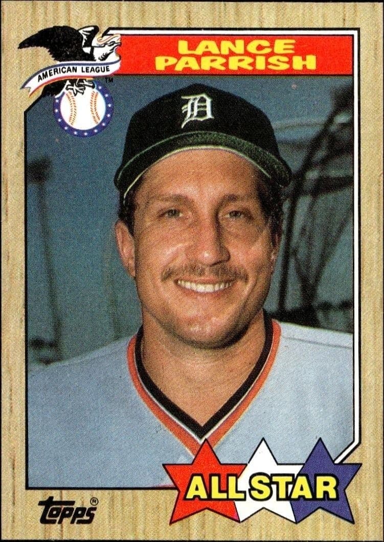 1987 Topps Lance Parrish #613 trading card
