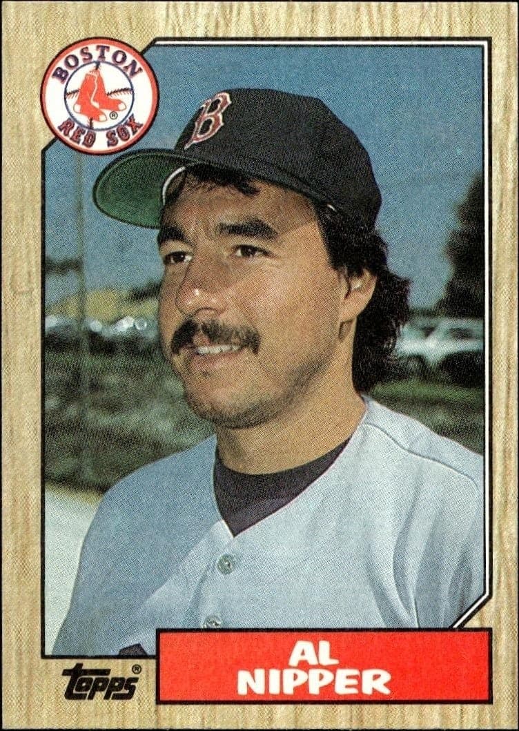 1987 Topps Al Nipper #617 trading card