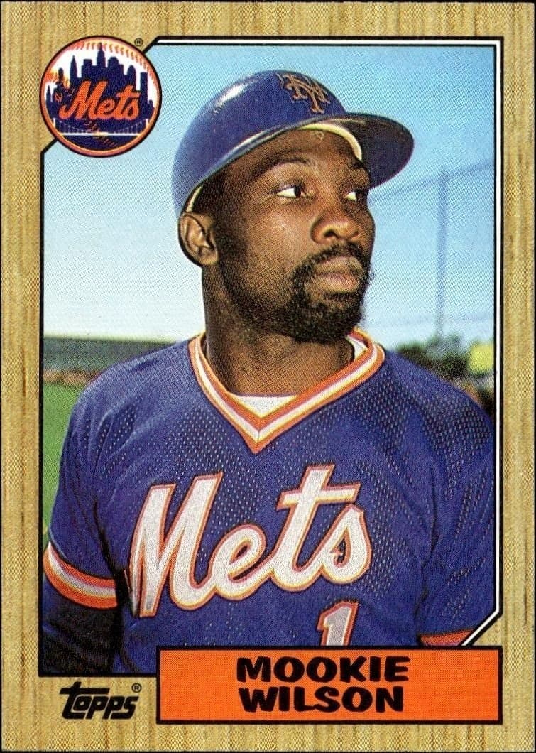 1987 Topps Mookie Wilson #625 trading card