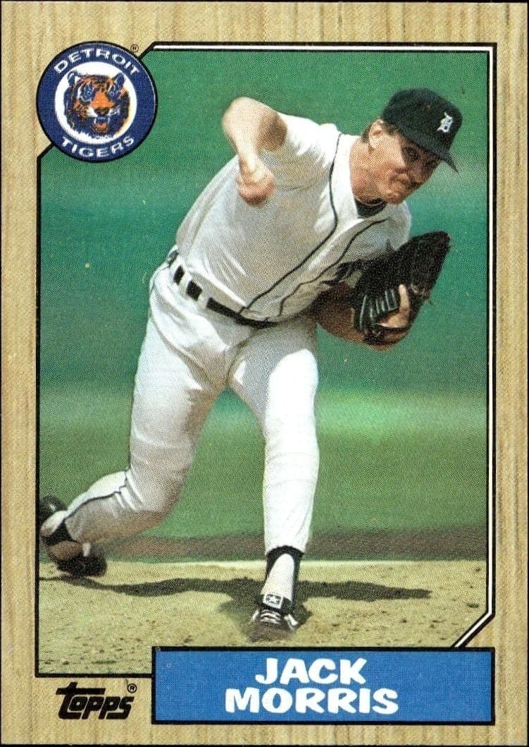 1987 Topps Jack Morris #778 trading card
