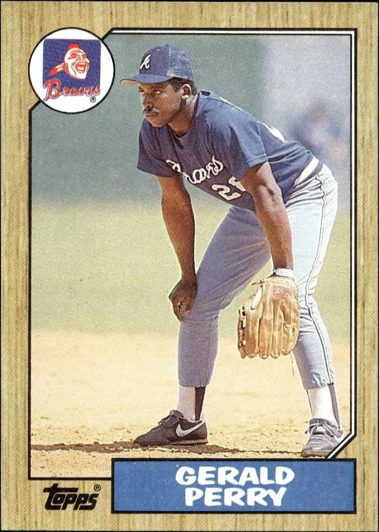 1987 Topps Gerald Perry #639 trading card