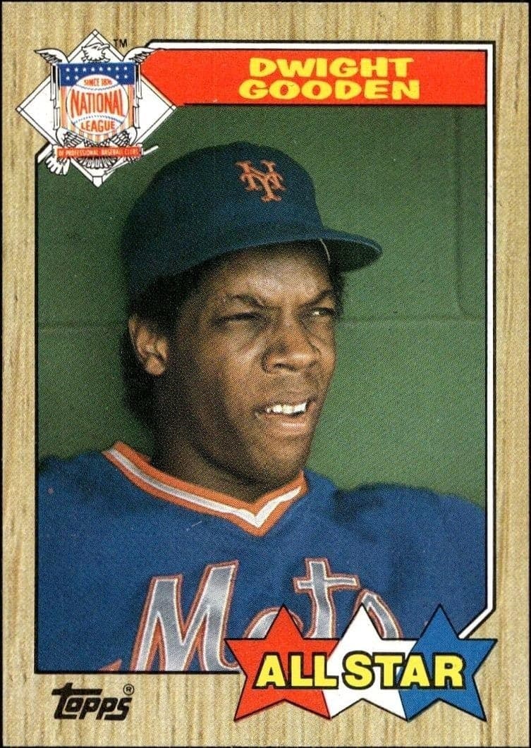 1987 Topps Dwight Gooden #603 trading card