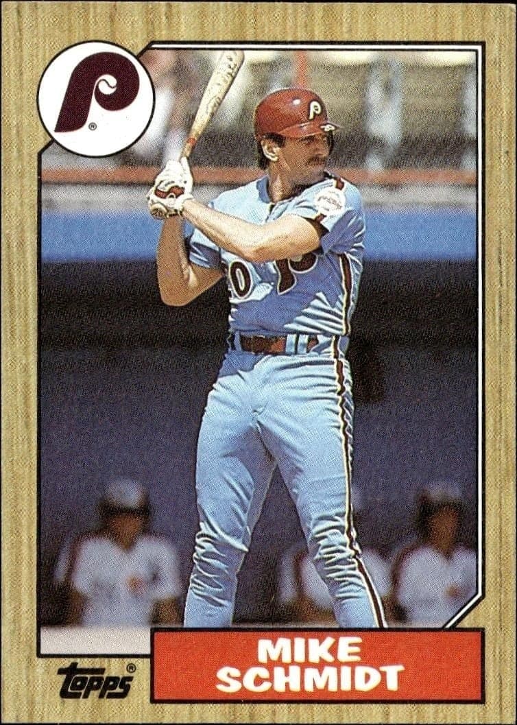 1987 Topps Mike Schmidt #430 trading card