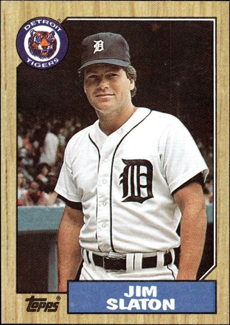 1987 Topps Jim Slaton #432 baseball trading card front