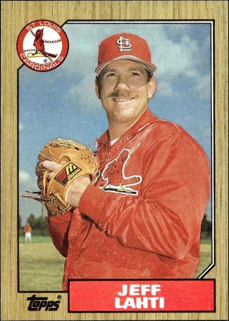 1987 Topps Jeff Lahti #367 trading card