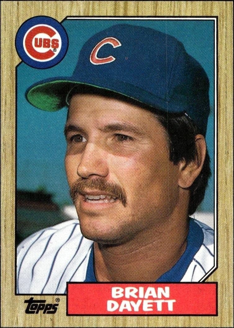 1987 Topps Brian Dayett #369 baseball trading card front