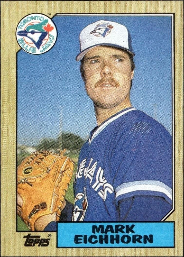 1987 Topps Mark Eichhorn #371 trading card