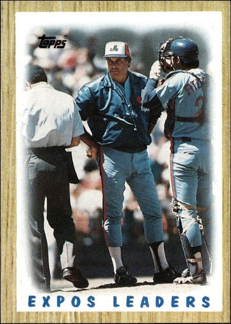 1987 Topps Montreal Expos #381 baseball trading card front