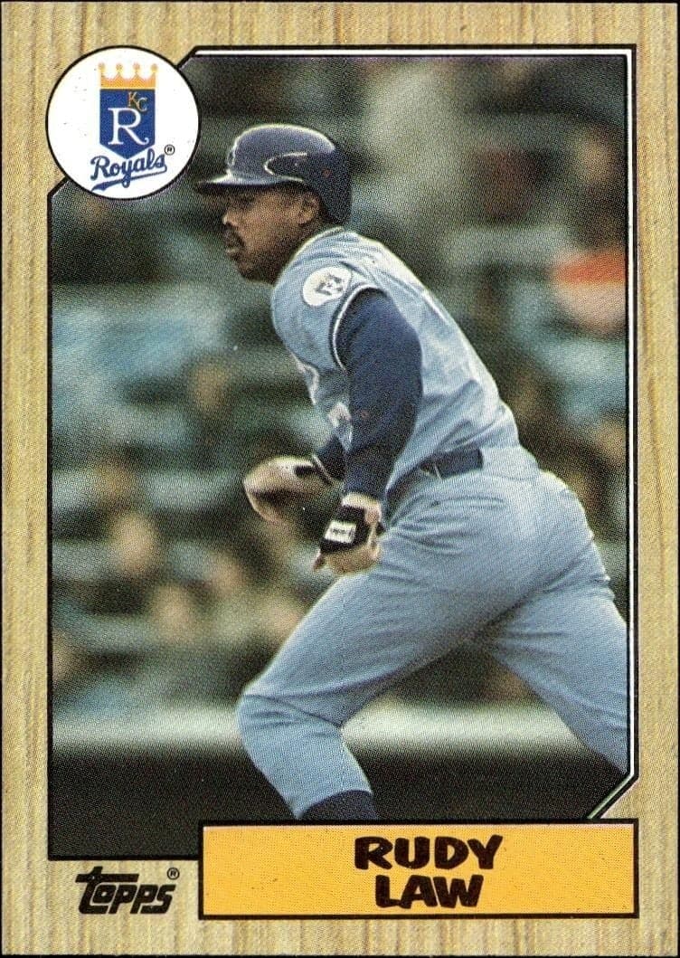1987 Topps Rudy Law #382 trading card