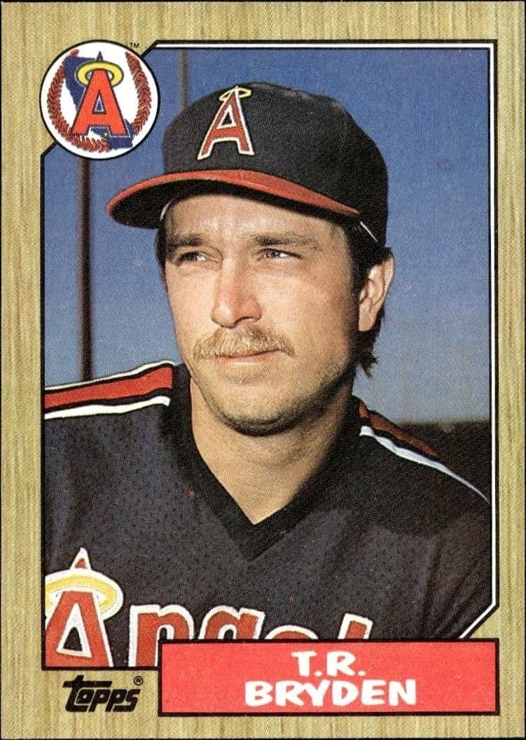 1987 Topps T.R. Bryden #387 baseball trading card front