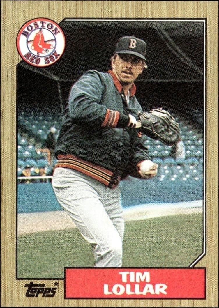 1987 Topps Tim Lollar #396 trading card