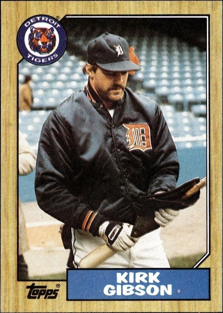 1987 Topps Kirk Gibson #765 trading card