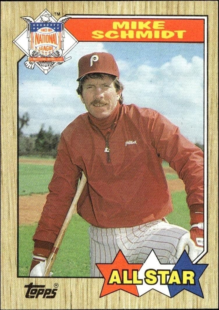 1987 Topps Mike Schmidt #597 trading card