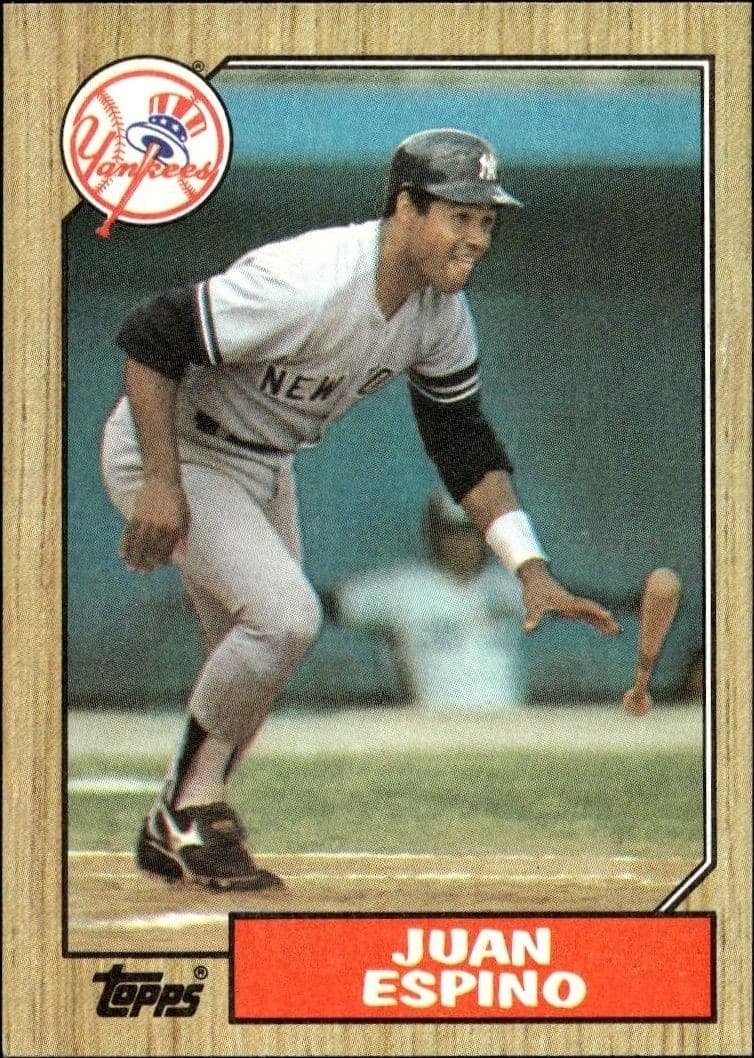 1987 Topps Juan Espino #239 baseball trading card front
