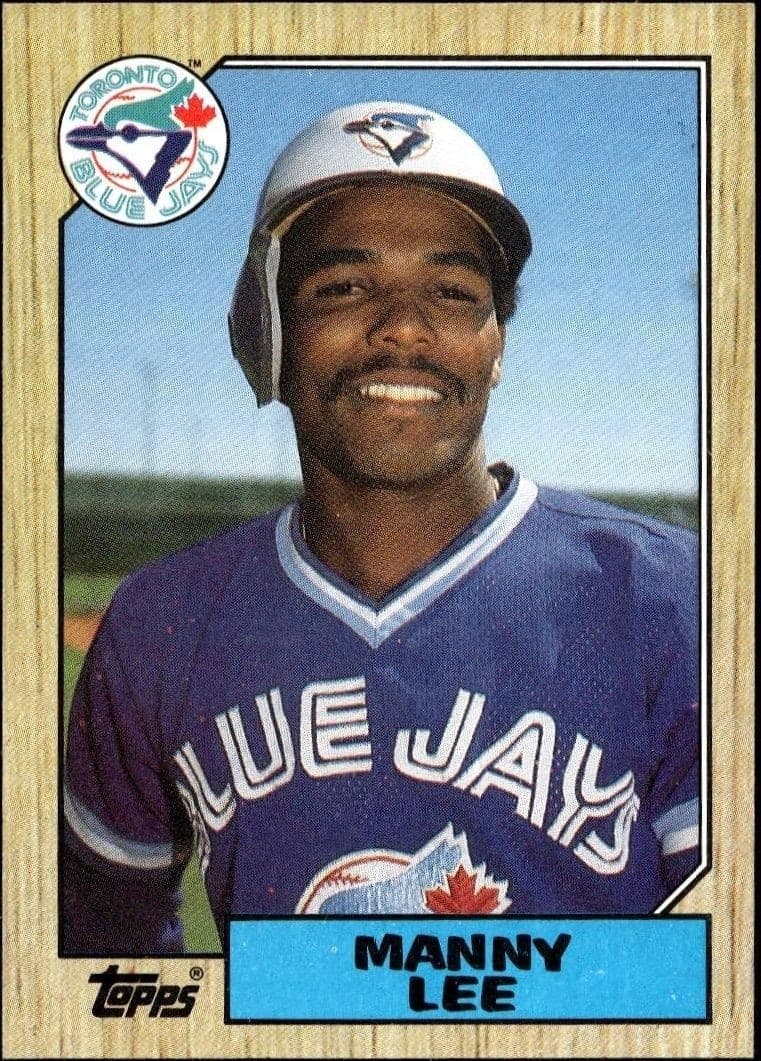 1987 Topps Manny Lee #574 trading card