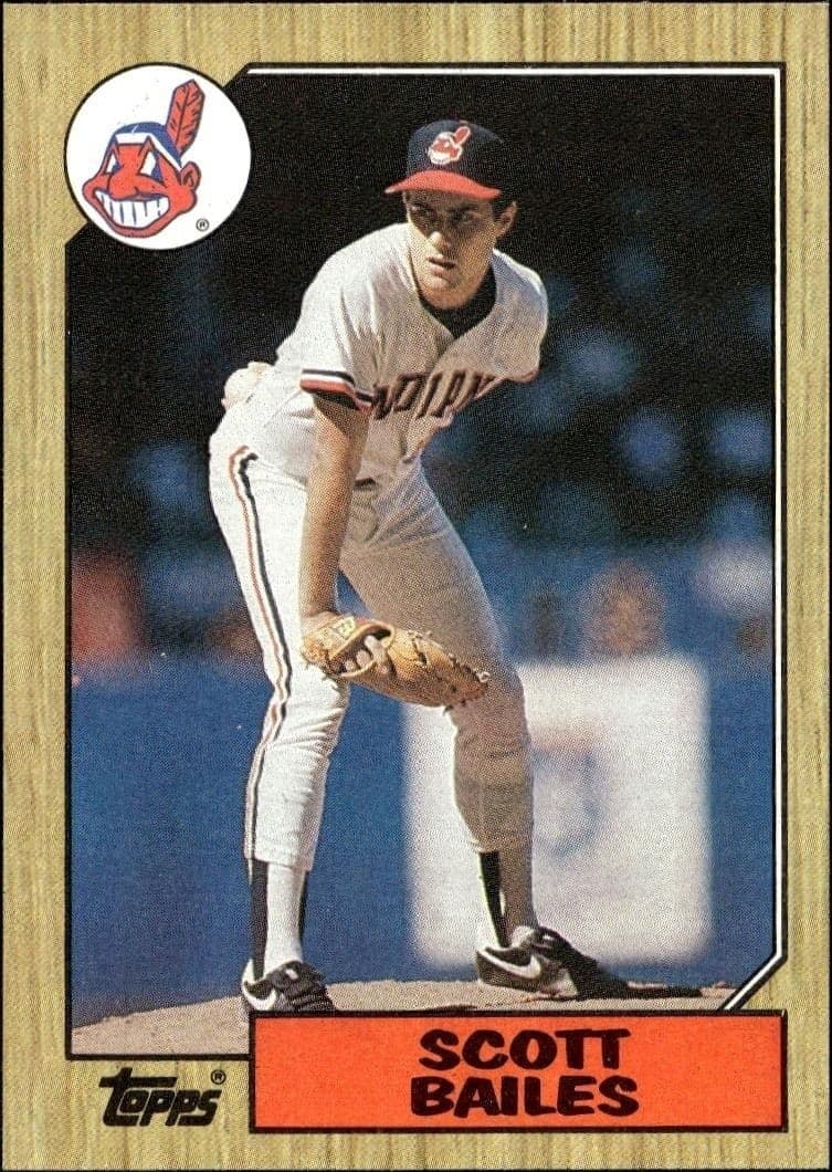 1987 Topps Scott Bailes #585 trading card
