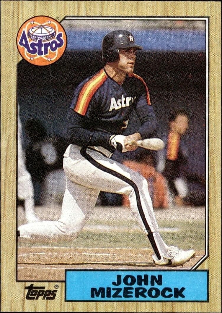 1987 Topps John Mizerock #408 baseball trading card front