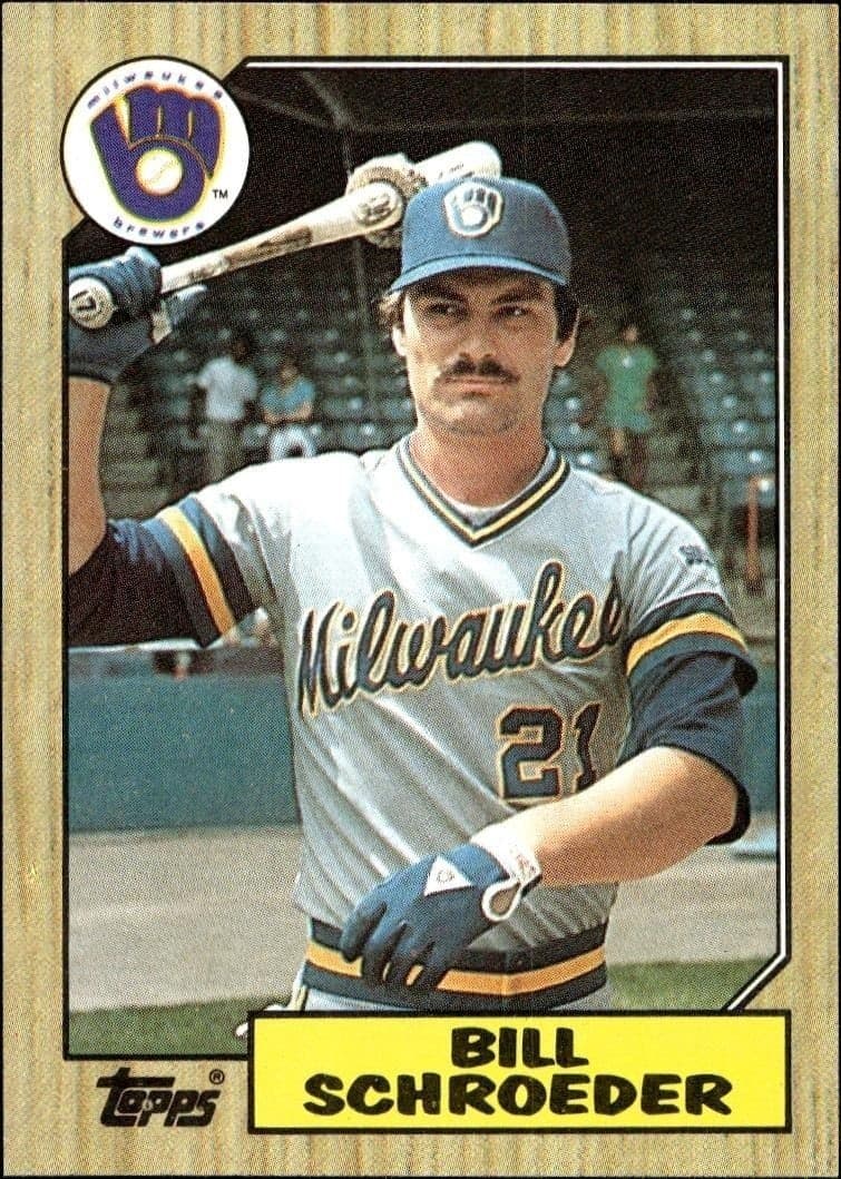 1987 Topps Bill Schroeder #302 trading card