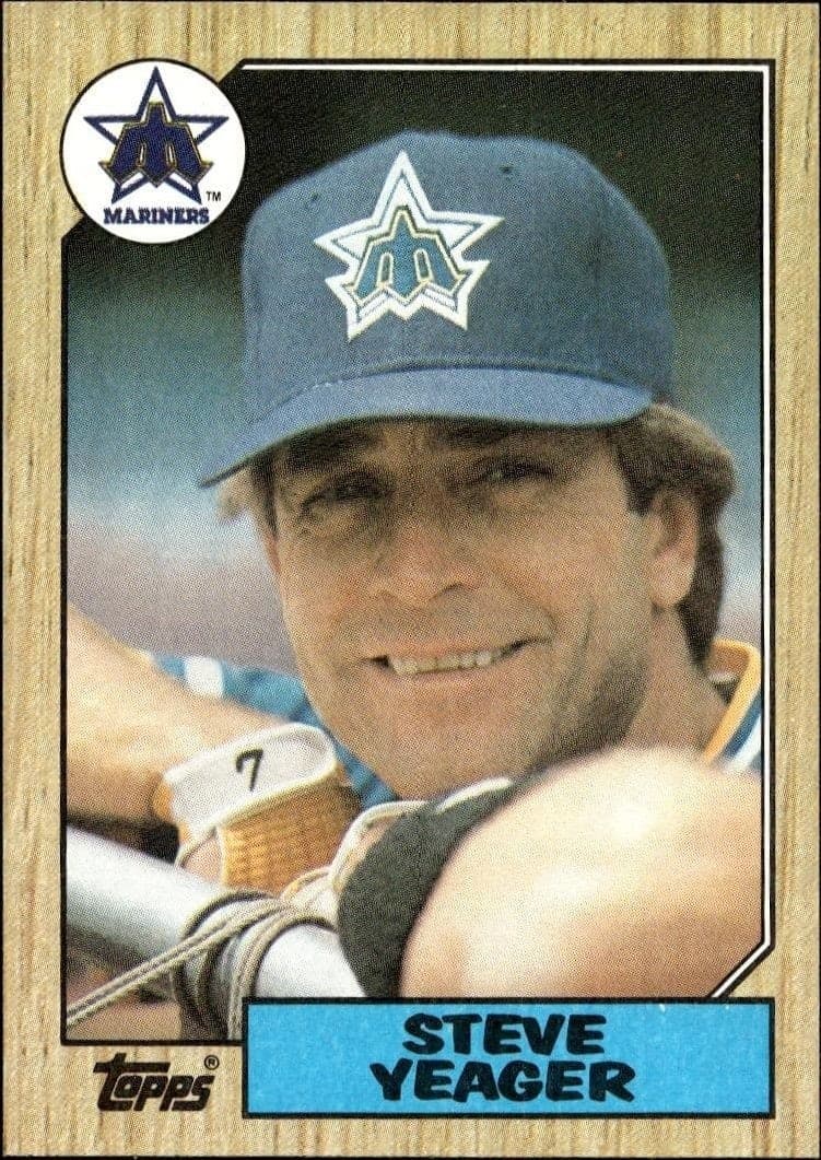 1987 Topps Steve Yeager #258 baseball trading card front
