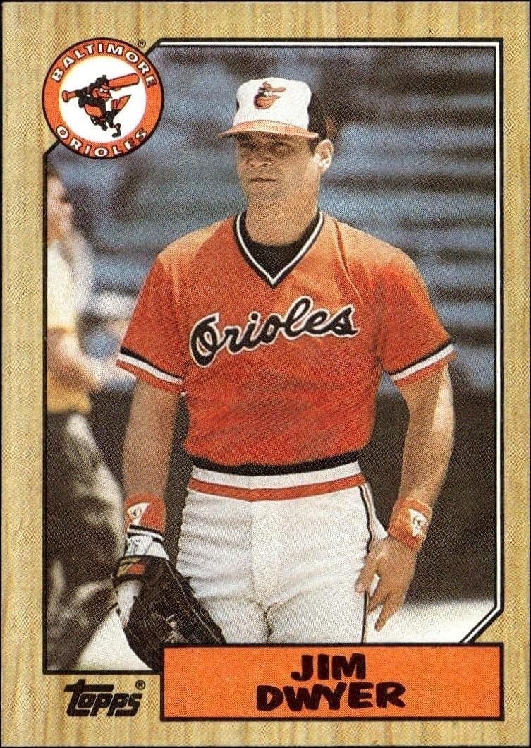 1987 Topps Jim Dwyer #246 trading card