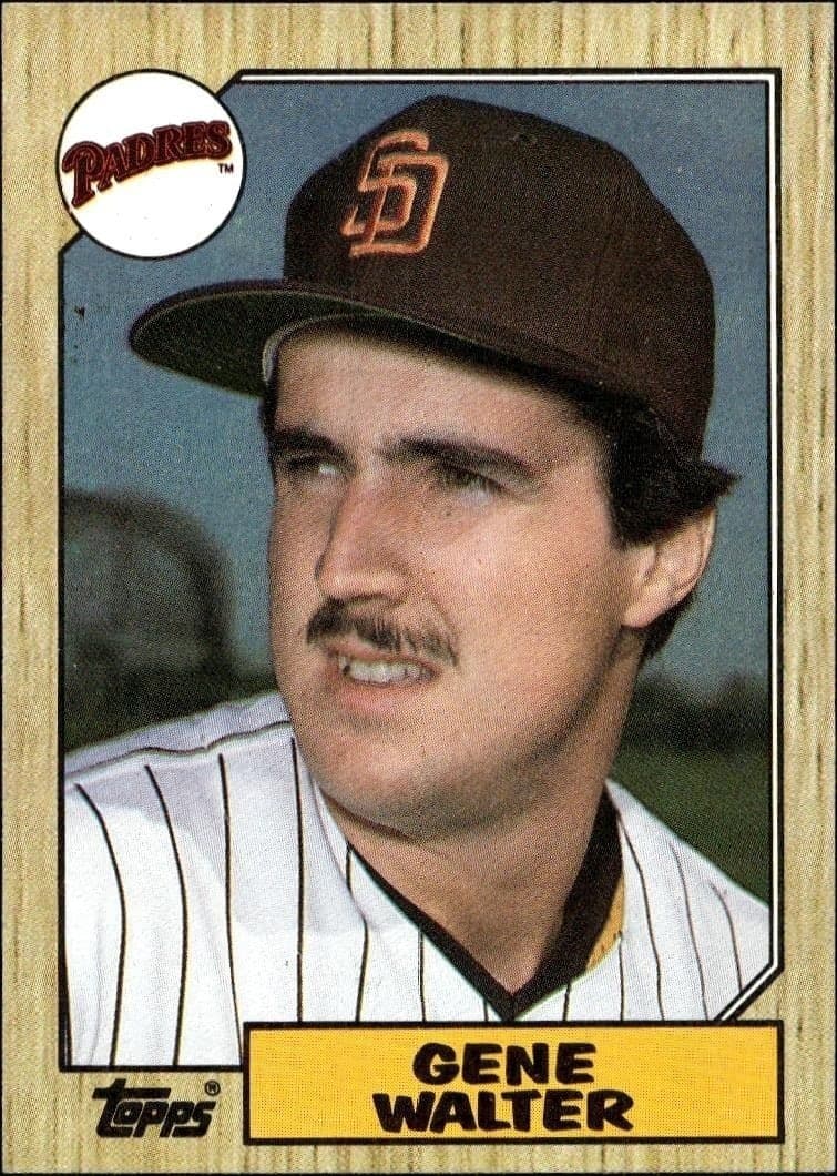 1987 Topps Gene Walter #248 baseball trading card front