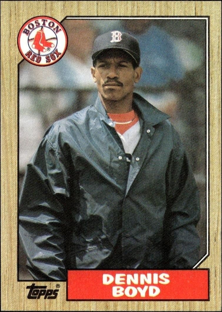 1987 Topps Dennis Boyd #285 trading card