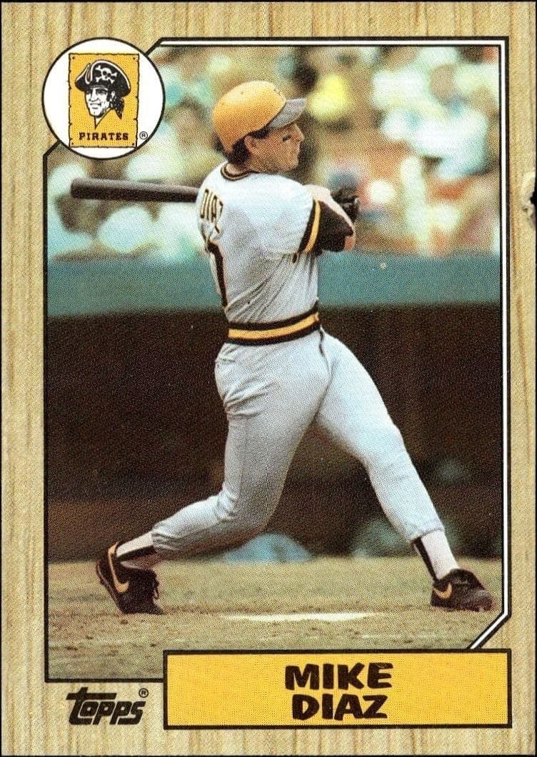 1987 Topps Mike Diaz #469 trading card