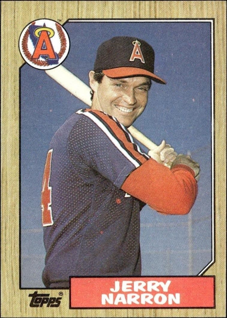 1987 Topps Jerry Narron #474 trading card