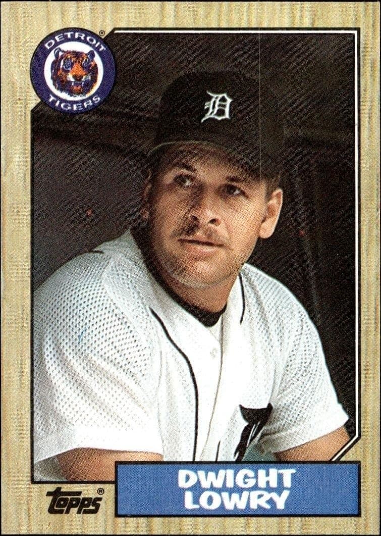 1987 Topps Dwight Lowry #483 baseball trading card front