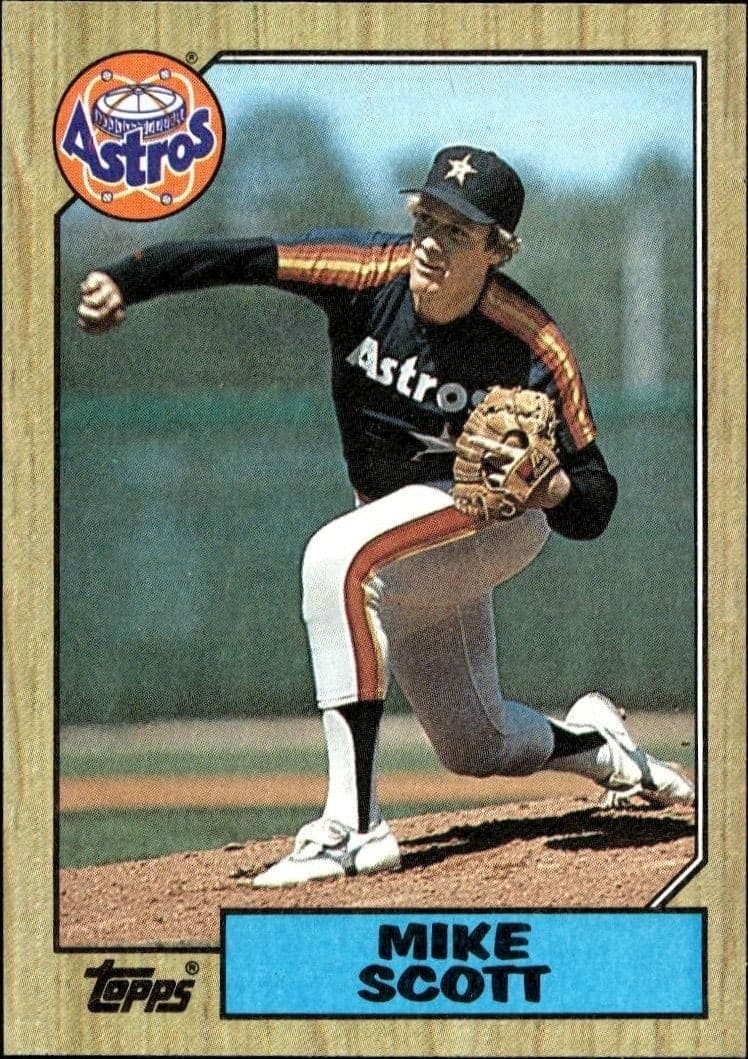 1987 Topps Mike Scott #330 trading card