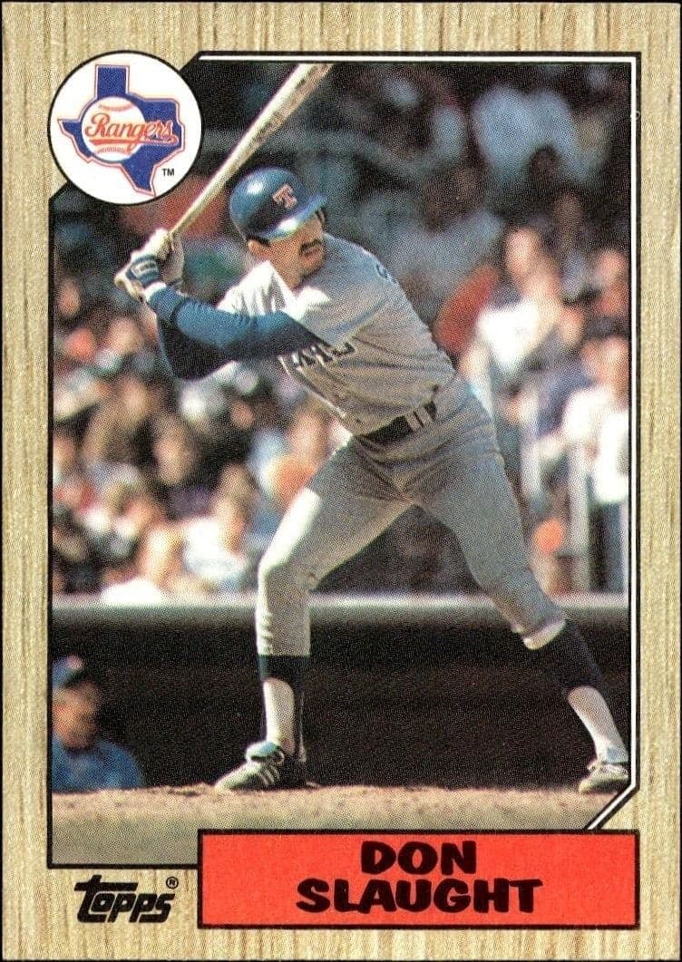 1987 Topps Don Slaught #308 trading card