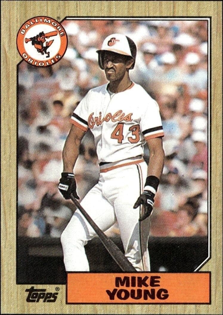 1987 Topps Mike Young #309 trading card