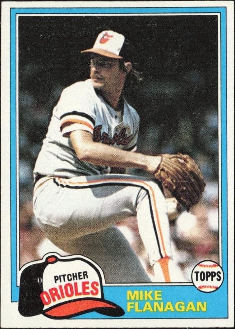 1981 Topps Mike Flanagan #10 baseball trading card front