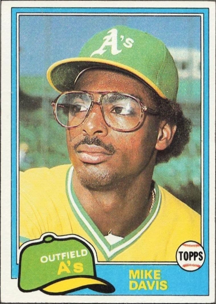 1981 Topps Mike Davis #364 trading card