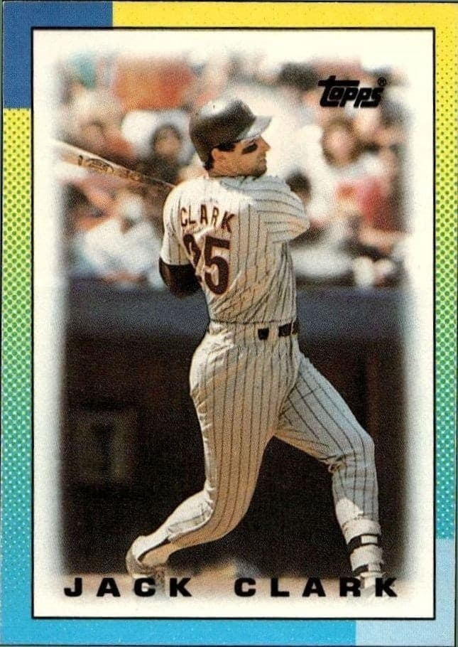 1990 Topps Minis Jack Clark #78 trading card