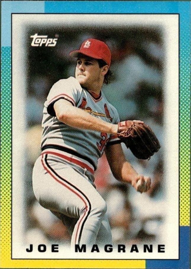 1990 Topps Minis Joe Magrane #76 trading card