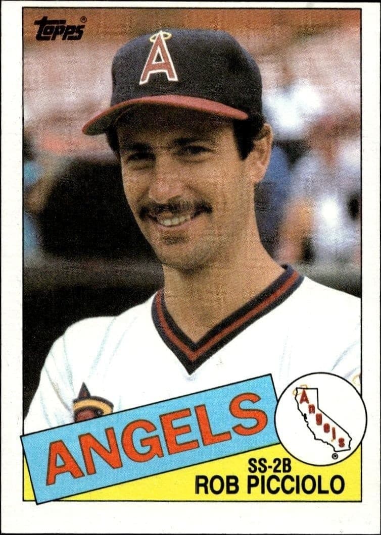 1985 Topps Rob Picciolo #756 trading card