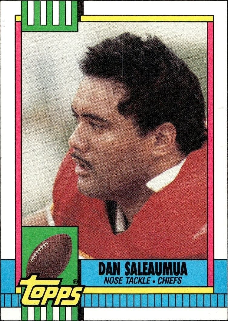 1990 Topps Dan Saleaumua #249 trading card