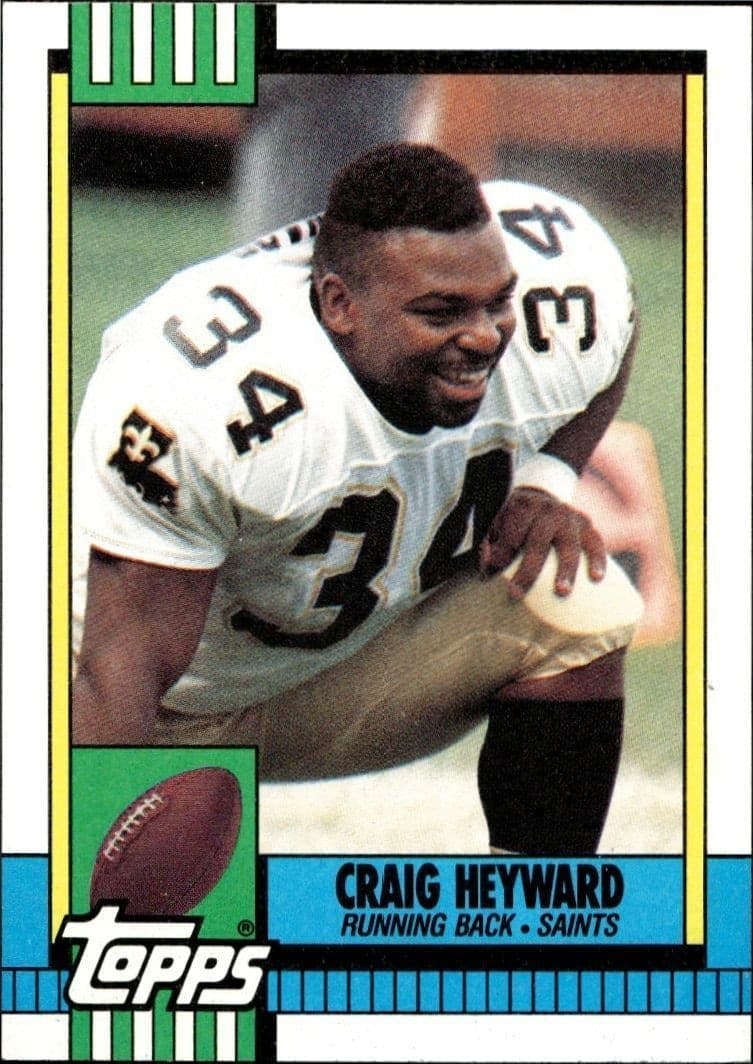 1990 Topps Craig Heyward #243 trading card