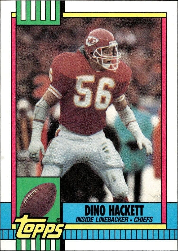 1990 Topps Dino Hackett #262 trading card