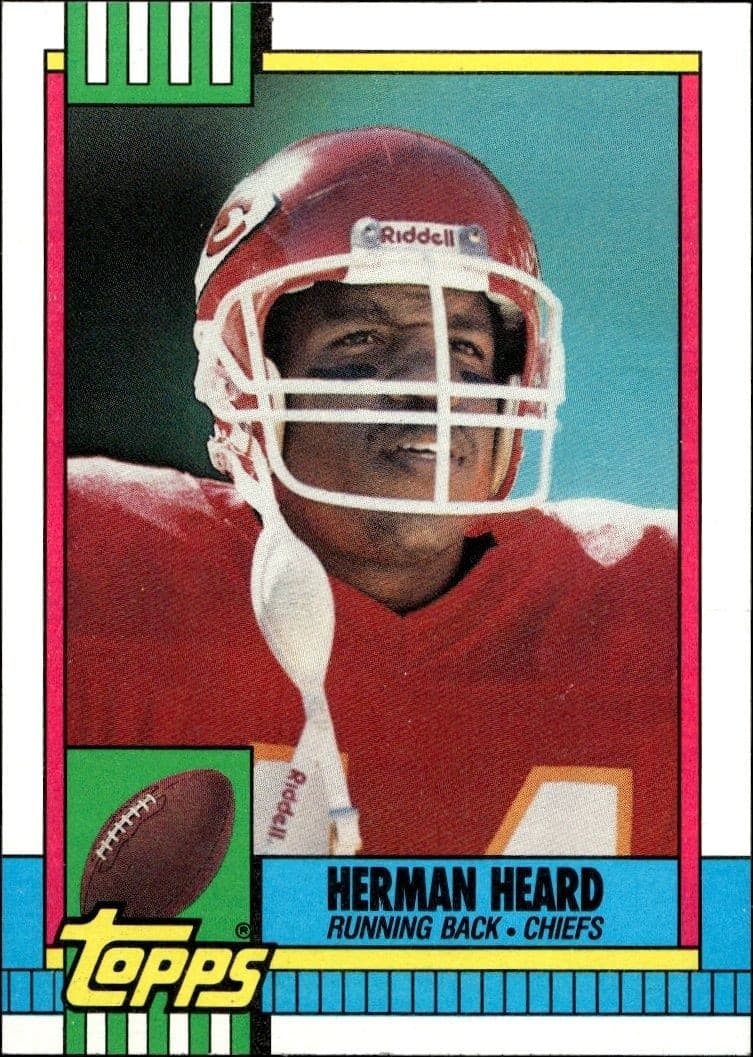 1990 Topps Herman Heard #260 trading card