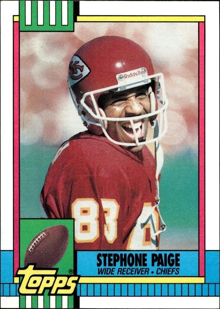 1990 Topps Stephone Paige #258 trading card