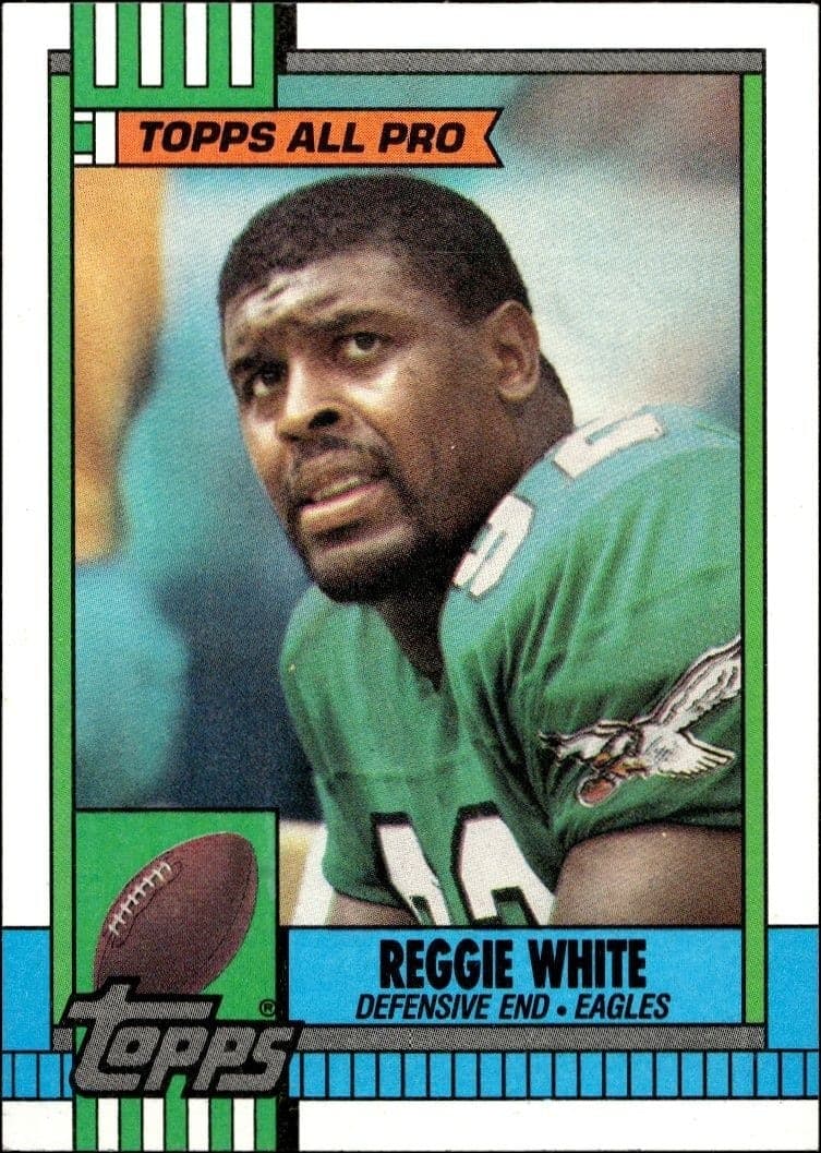 1990 Topps Reggie White #86 trading card
