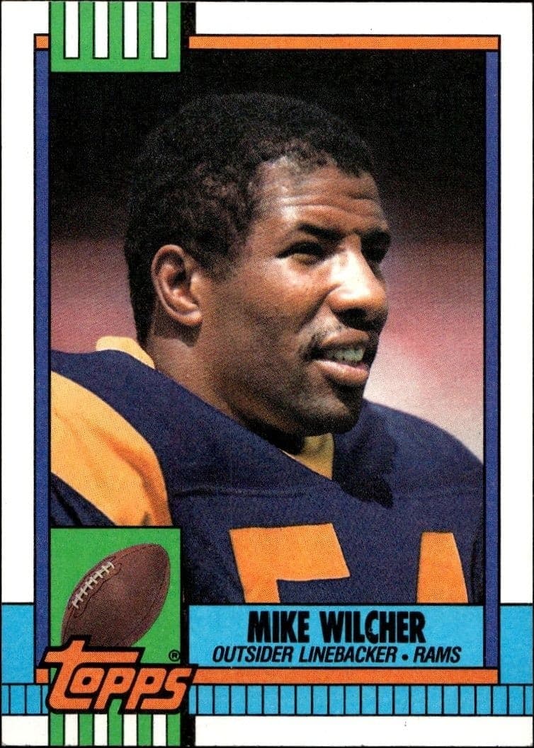 1990 Topps Mike Wilcher #80 trading card