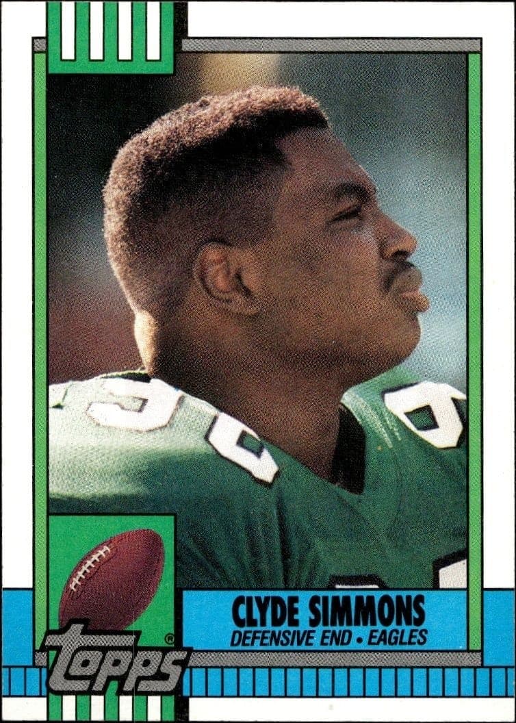 1990 Topps Clyde Simmons #96 trading card