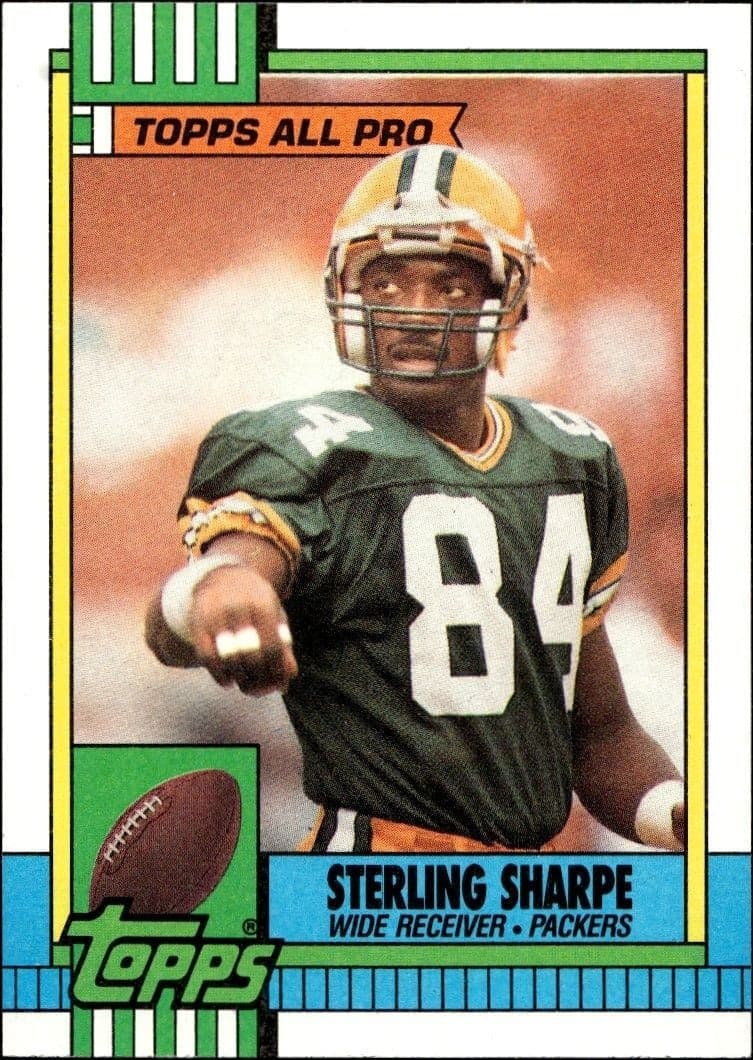 1990 Topps Sterling Sharpe #140 trading card