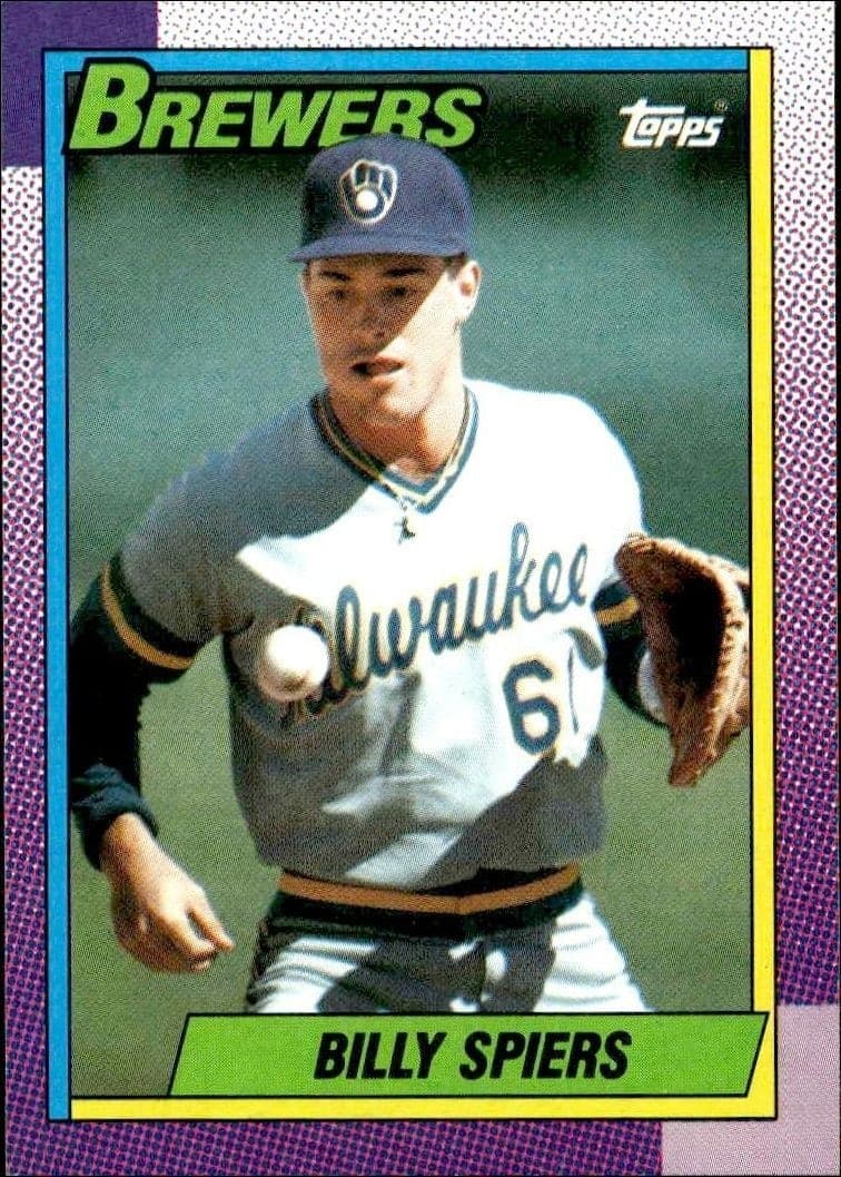 1990 Topps Billy Spiers #538 baseball trading card front