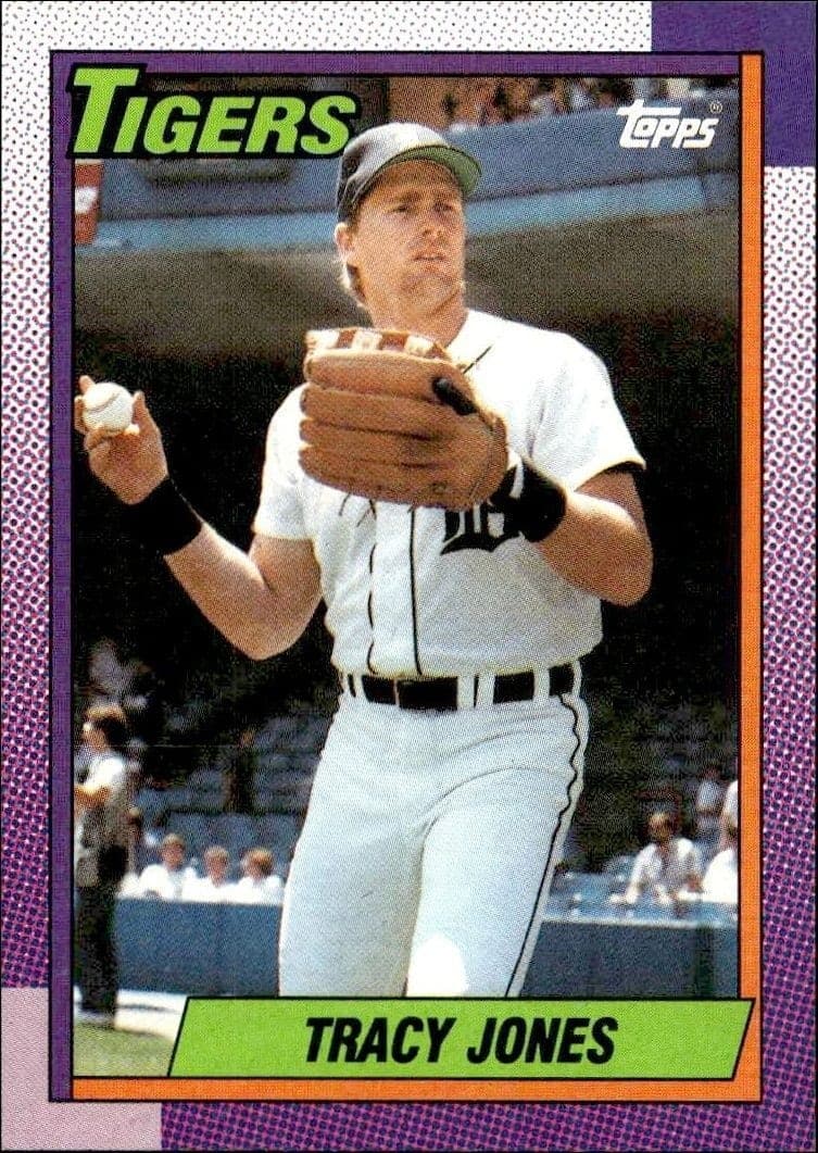1990 Topps Tracy Jones #767 baseball trading card front