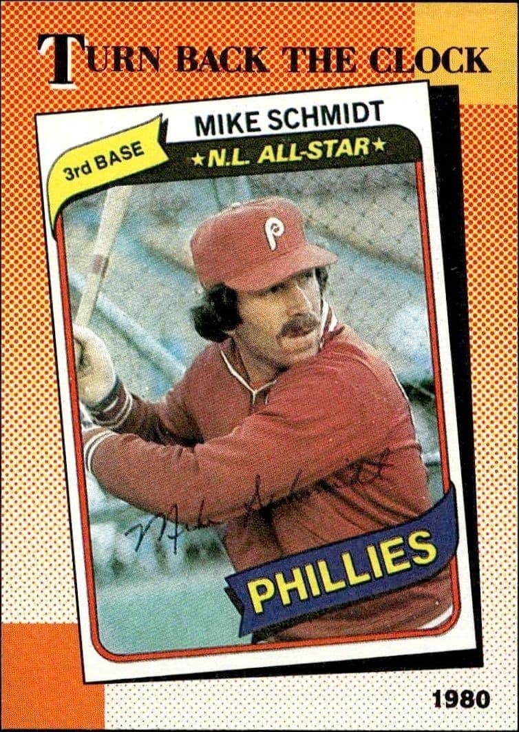 1990 Topps Mike Schmidt #662 trading card