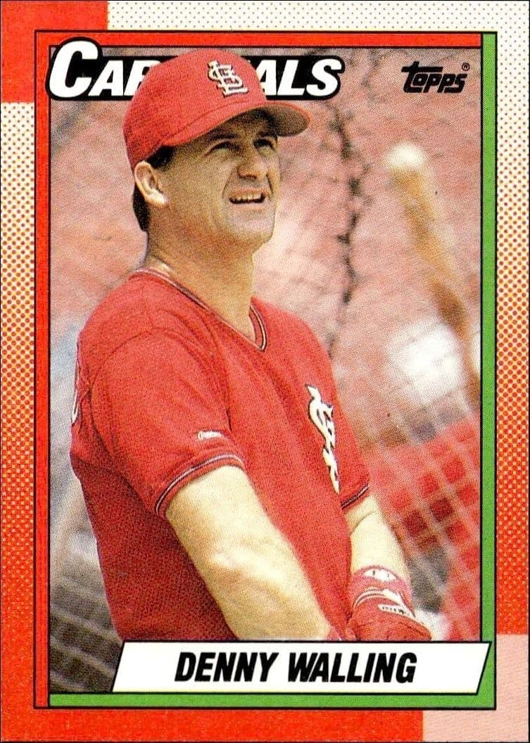 1990 Topps Denny Walling #462 trading card